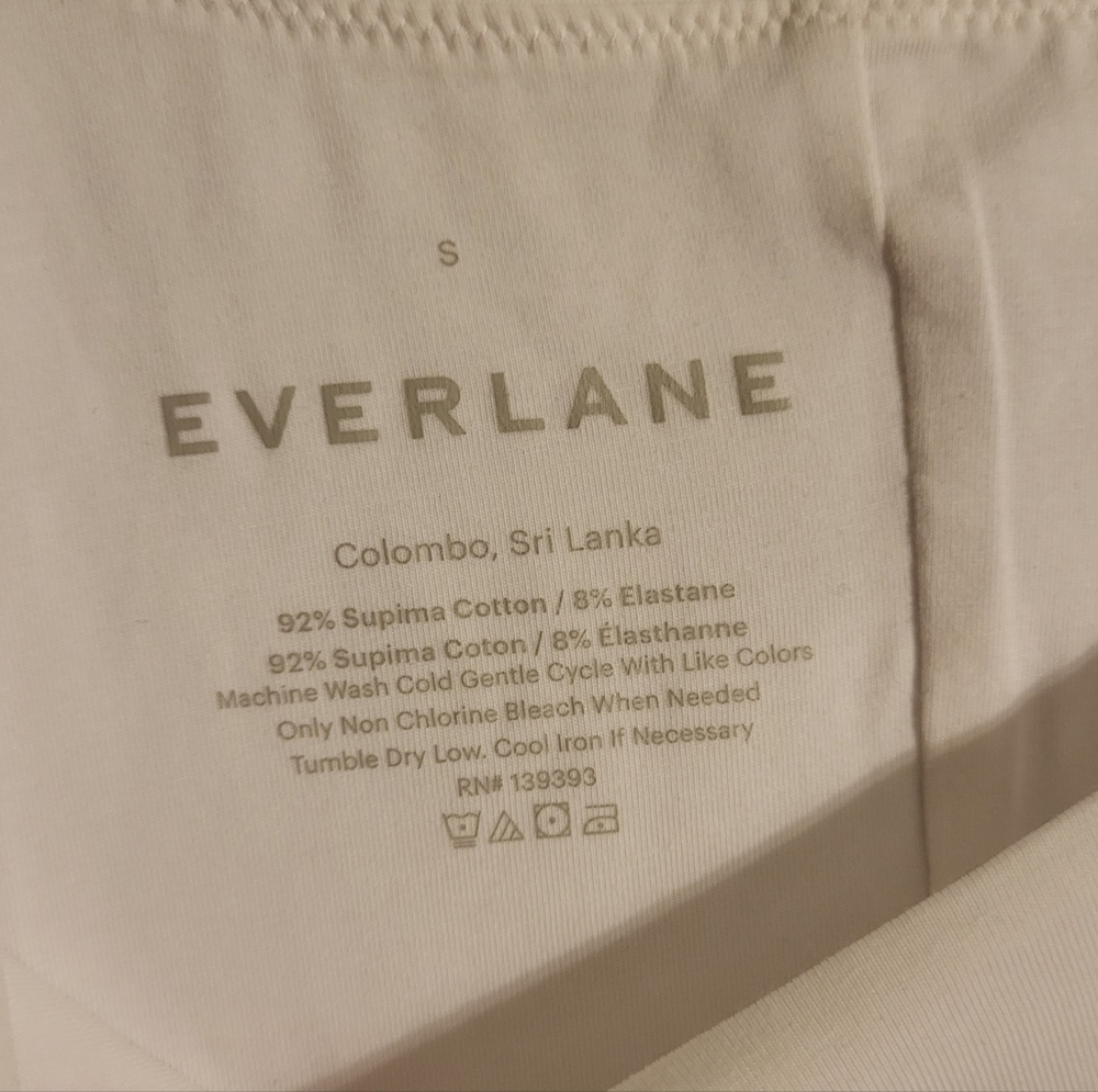 🥈Everlane White Shortsleeve Crewneck Bikini Bodysuit - Picture 3 of 8